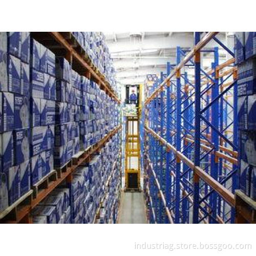 Adjustable heavy duty pallet storage racking system for ind